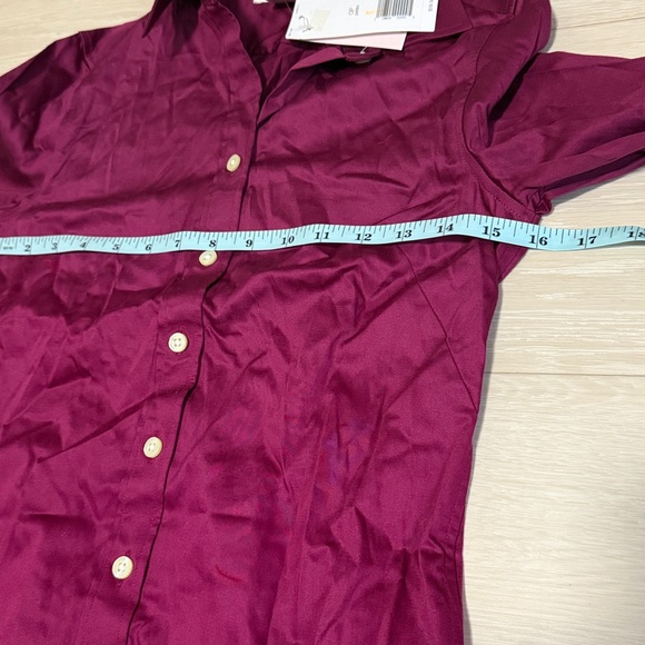 Banana Republic Magenta Long Sleeve Collared Button Down - Picture 8 of 10